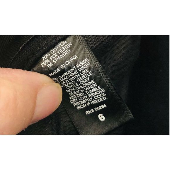 Express Jeans Women Size 6L Black Mid Rise Legging Cotton - Picture 7 of 8